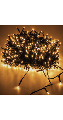 Kerstverlichting warm wit 200 LED lampjes – 14 meter met 8 functies en timerfunctie – IP44 voor binnen en buiten – LUKSUS