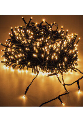 Kerstverlichting warm wit 200 LED lampjes – 14 meter met 8 functies en timerfunctie – IP44 voor binnen en buiten – LUKSUS