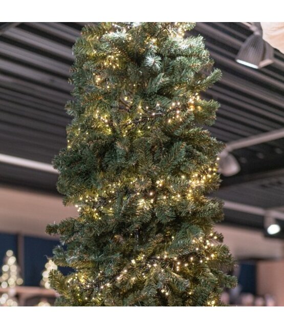 Kerstverlichting warm wit 200 LED lampjes – 14 meter met 8 functies en timerfunctie – IP44 voor binnen en buiten – LUKSUS