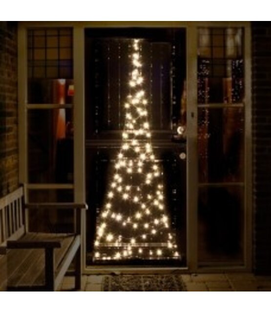 Kerstverlichting voor aan een deur 120 leds 210 centimeter