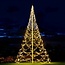 Kerstboom voor in een vlaggenmast 2000 lampjes 10 meter hoog