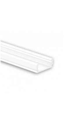 LED profiel plat model 50 meter inclusief afdekking 16,80mm x 6,47mm PL1 (wit)