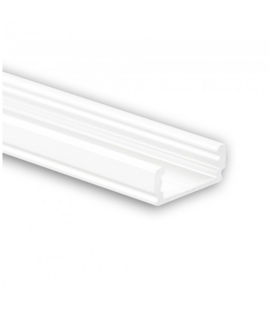 LED profiel plat model 50 meter inclusief afdekking 16,80mm x 6,47mm PL1 (wit)