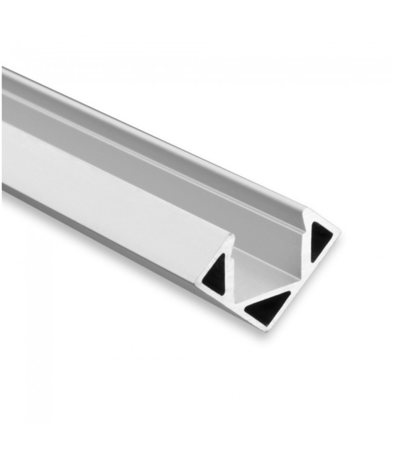 50 meter - LED strip hoek profiel met afdekking 25,66 mm x 18,0 1 mm -  P23
