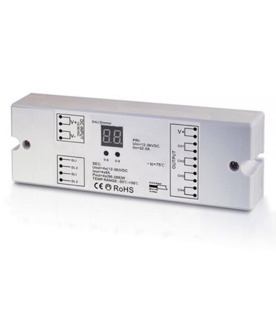 DALI LED controller 4 kanaal 4*5A