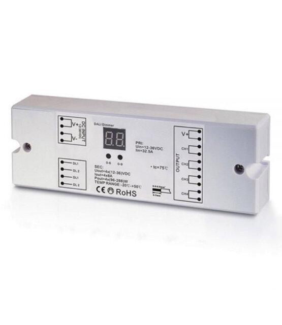 DALI LED controller 4 kanaal 4*5A