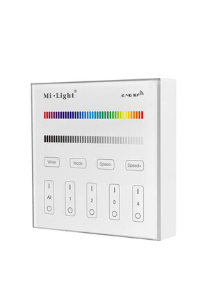 RGB / RGBW / RGBWW LED wanddimmer - Draadloos