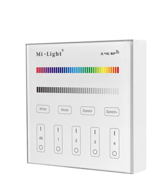RGB / RGBW / RGBWW LED wanddimmer - Draadloos - B4