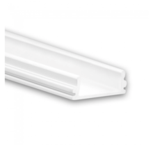 Wit LED strip profiel 2 meter met afdekking 16,85 mm x 6,50 mm 15WIT