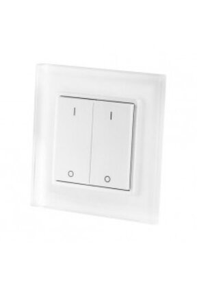 Draadloze wanddimmer voor LED strips - 2 Zones