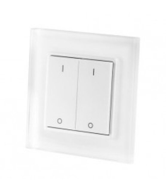 Draadloze wanddimmer voor LED strips - 2 Zones