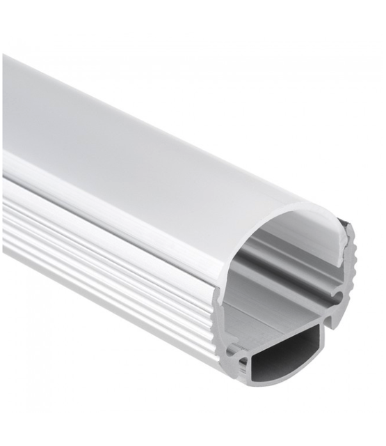 LED strip profiel 2 meter rond met afdekking 28,20mm x 19,81mm - 360ALU