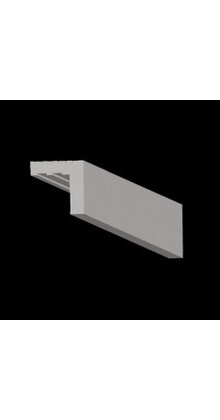LED strip wandprofiel 80 x 80mm P8