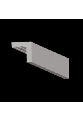 LED strip wandprofiel 80 x 80mm P8