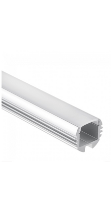 Rond LED strip profiel 2 meter met afdekking 18,73 mm x 15,32 mm 09.1ALU