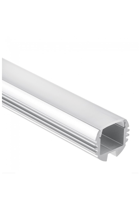 Rond LED strip profiel 2 meter met afdekking 18,73 mm x 15,32 mm 09.1ALU