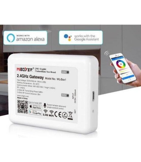 WIFI controller voor LED verlichting (iOS/iPhone en Android)