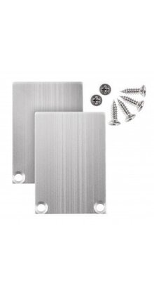 2 x LED profiel eindkappen inclusief schroeven - XL04ALU.C3
