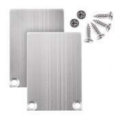 2 x LED profiel eindkappen inclusief schroeven - XL04ALU.C3