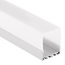 Luksus LED profiel 2 meter met hoge afdekking 26,79 mm x 36 mm XL04.C3ALU