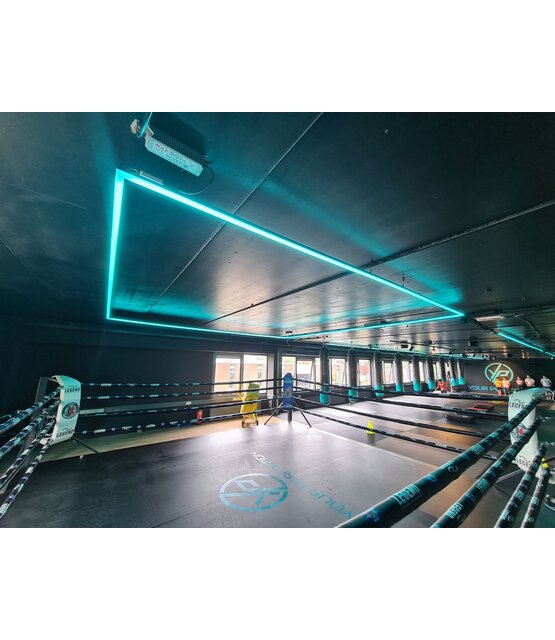 LED profiel 2 meter met hoge afdekking 26,79 mm x 36 mm XL04.C3ALU