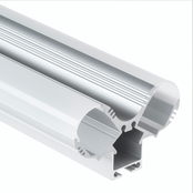 LED profiel voor 2 LED strips 2 meter met afdekking PL12
