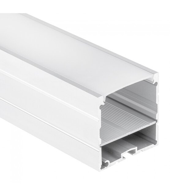 LED profiel XL 2 meter inclusief afdekking 40,10mm x 40,10mm - XL17ALU