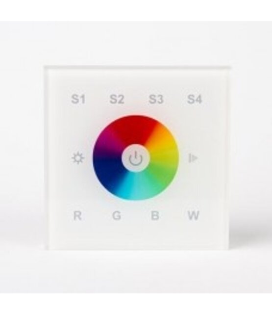 Inbouwdimmer voor RGB LED DMX 4-Zone