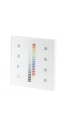 Inbouwdimmer voor RGB (1 vaste kleur ) LED strips DMX 2-Zone