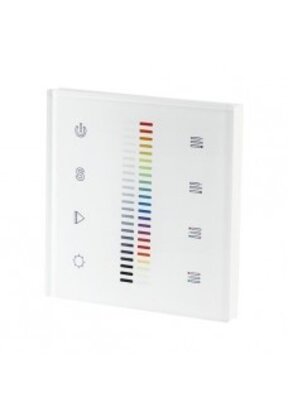 Inbouwdimmer voor RGB (1 vaste kleur ) LED strips DMX 2-Zone