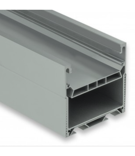 Extra groot LED profiel 1,5 meter met afdekking 71,95 mm x 71,95 mm XLPN12
