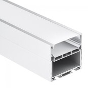 Extra groot LED profiel 1,5 meter met afdekking 71,95 mm x 71,95 mm XLPN12