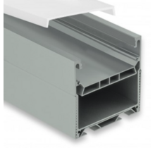 Extra groot LED profiel 1,5 meter met afdekking 71,95 mm x 71,95 mm XLPN12