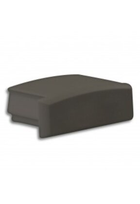 Eindkap zonder kabeldoorvoer - 01ZWART