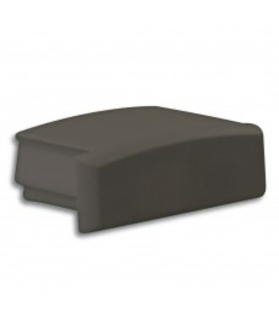 Eindkap zonder kabeldoorvoer - 01ZWART