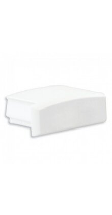 Eindkap zonder kabeldoorvoer - 01WIT