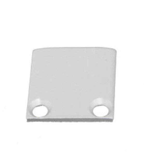 2 x LED profiel eindkapjes inclusief schroeven 01ALU Spica