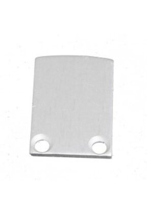 2 x LED profiel eindkapjes inclusief schroeven 02ALU Spica - Grijs