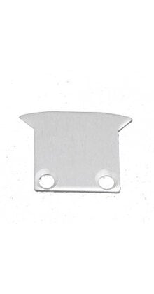 2 x LED profiel eindkapjes inclusief schroeven PL8 Spica - Grijs