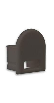 Eindkap met kabeldoorvoer - 05.2ZWART