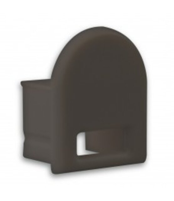 Eindkap met kabeldoorvoer - 05.2ZWART