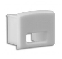 Eindkap voor LED strip profielen met kabeldoorvoer 05.1WIT