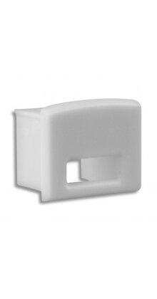 Eindkap voor LED strip profielen met kabeldoorvoer 05.1WIT