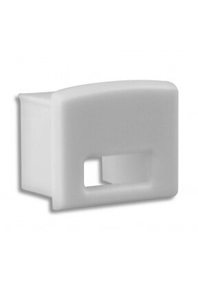 Eindkap voor LED strip profielen met kabeldoorvoer 05.1WIT