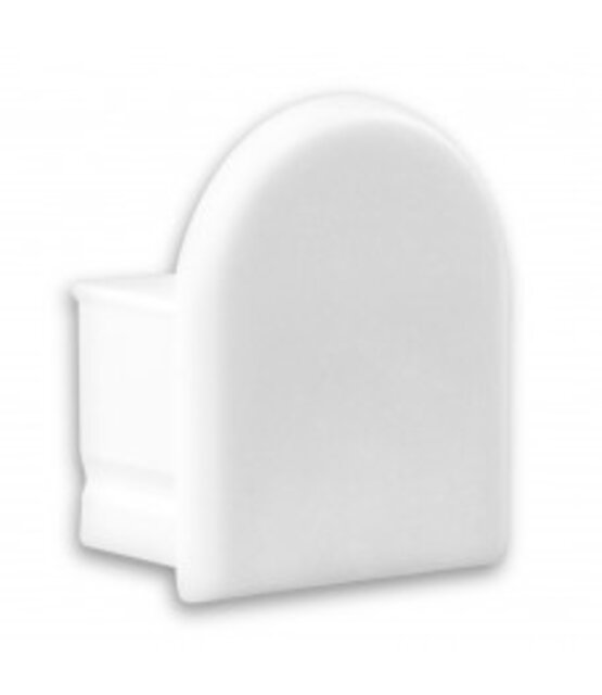 Eindkap voor LED strip profielen zonder kabeldoorvoer - 05.2WIT