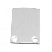 2 x LED profiel eindkapjes inclusief schroeven PL5 C6 Spica - Grijs