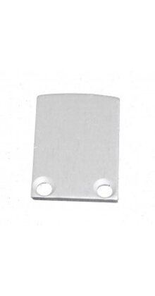 2 x LED profiel eindkapjes inclusief schroeven PL5 C6 Spica - Grijs