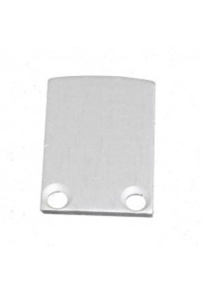 2 x LED profiel eindkapjes inclusief schroeven PL5 C6 Spica - Grijs