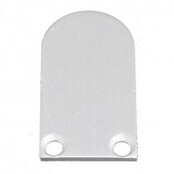 2 x LED profiel eindkapjes inclusief schroeven PL5 C5 Spica - Grijs
