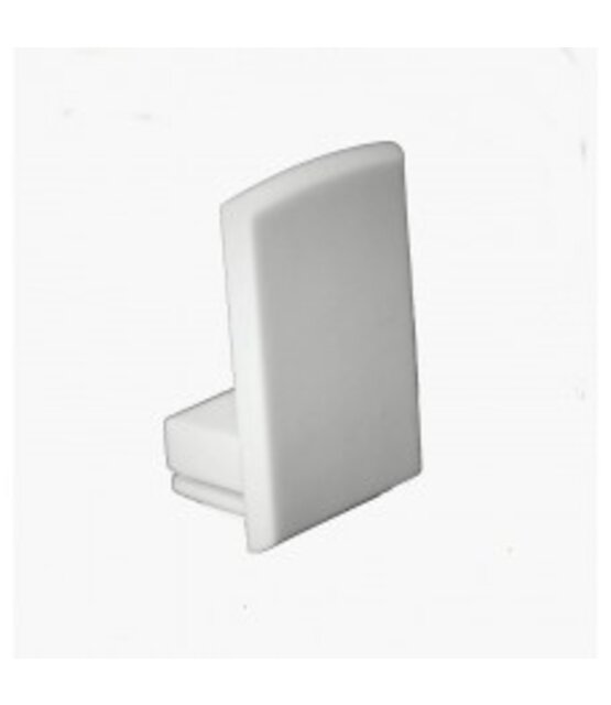 Eindkap voor LED Strip profielen zonder kabeldoorvoer -  15.1ALU